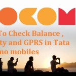 How To Check Tata Docomo Balance , validity and GPRS in Tata Docomo