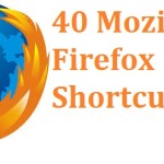 40 Mozilla Firefox Shortcut Keys