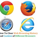 How To Clear Web Browsing History And Cookies of Different Browser