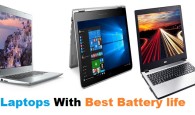 Laptops With Best Battery life