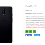 OnePlus 5 Found Listed On OPPOMart, Reveals Specifications And Prices